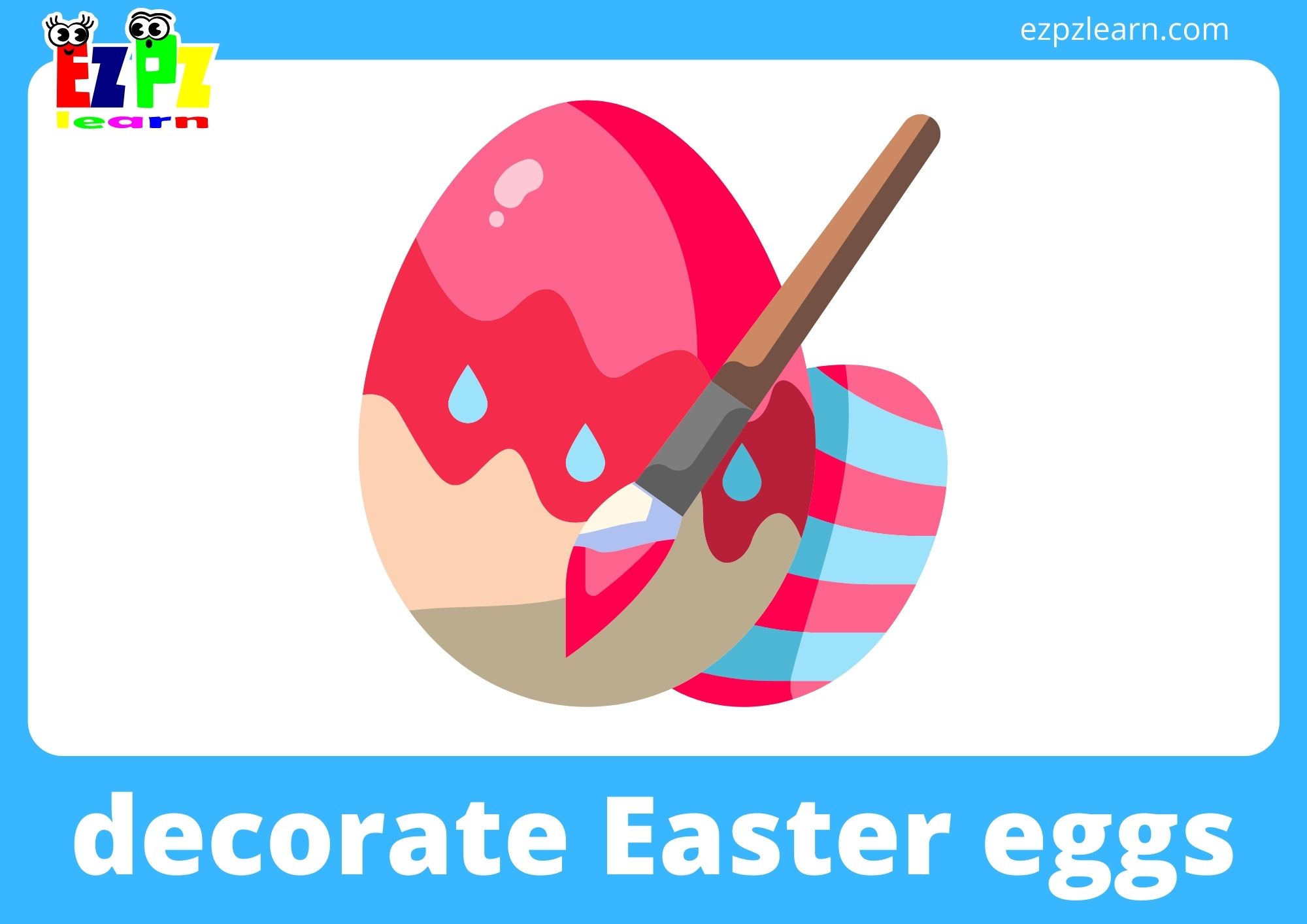 decorate Easter eggs